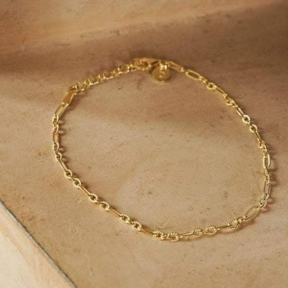 Apollo Chain Bracelet 18ct Gold Plate