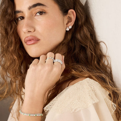 Bold Moonstone Ring Sterling Silver
