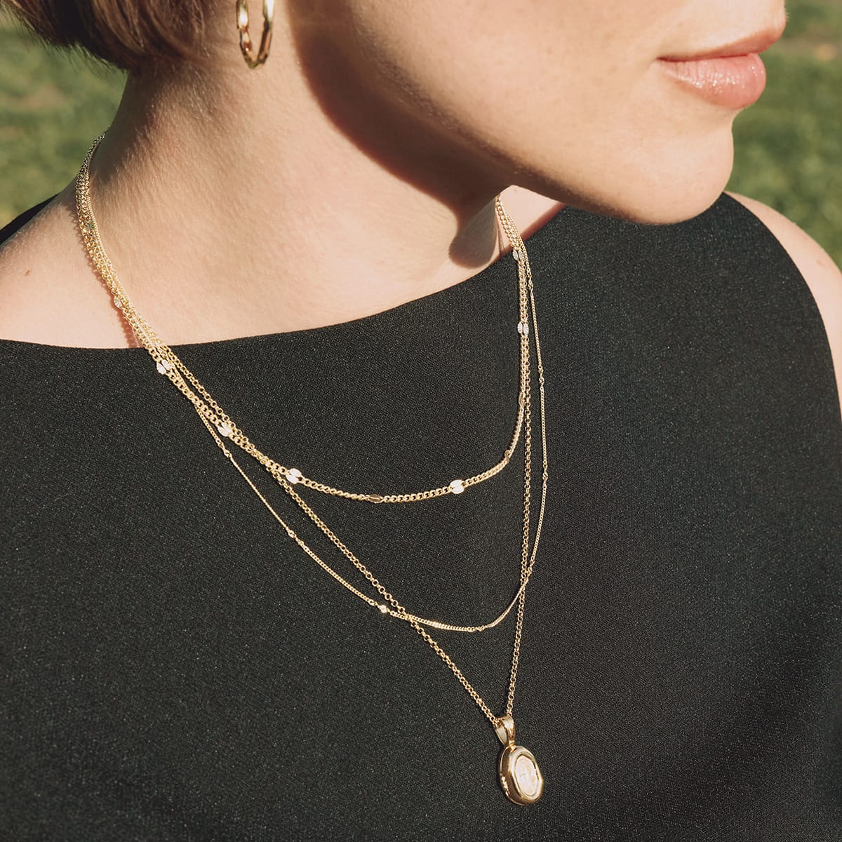 Estée Lalonde Forever Chain Necklace 18ct Gold Plate