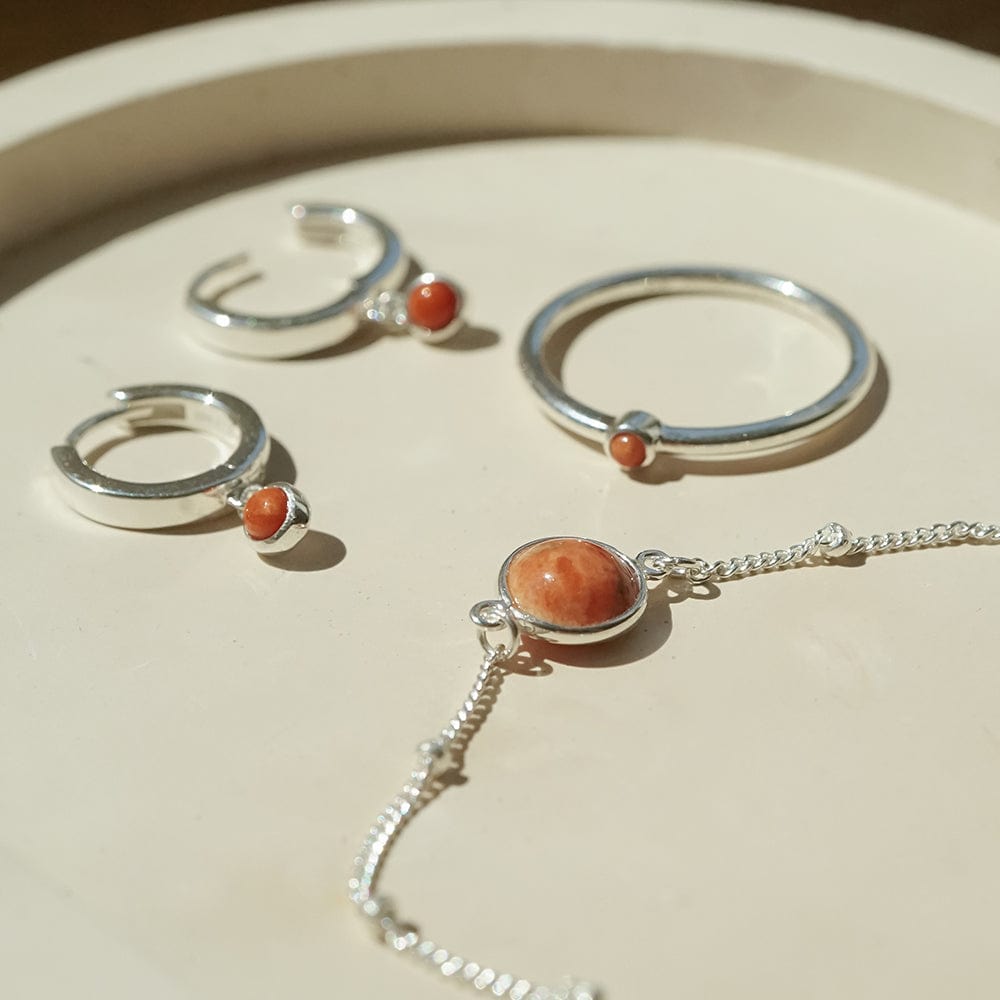 Healing Stone Bracelet Sterling Silver