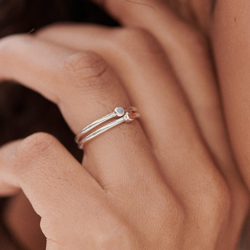 Healing Stone Ring Sterling Silver