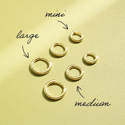 Polly Essential Huggie Stack 18ct Gold Plate
