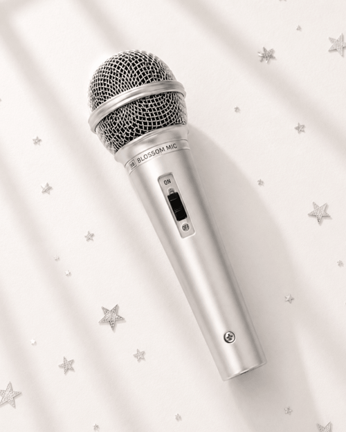 PREORDER! Silver Pop Star Microphone
