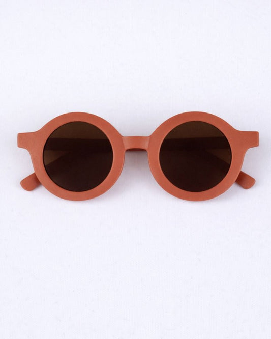 Retro Sunglasses - Burnt Orange