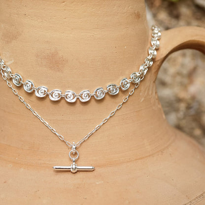 Sol Necklace Layering Set Sterling Silver
